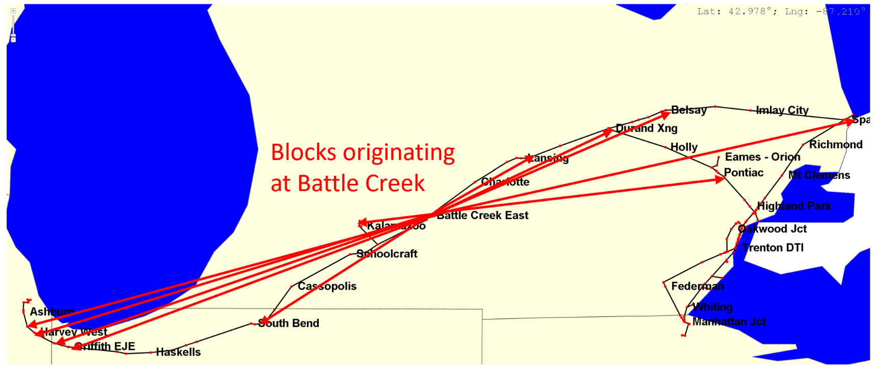 Railroad Blocking Systems and Operational Analysis