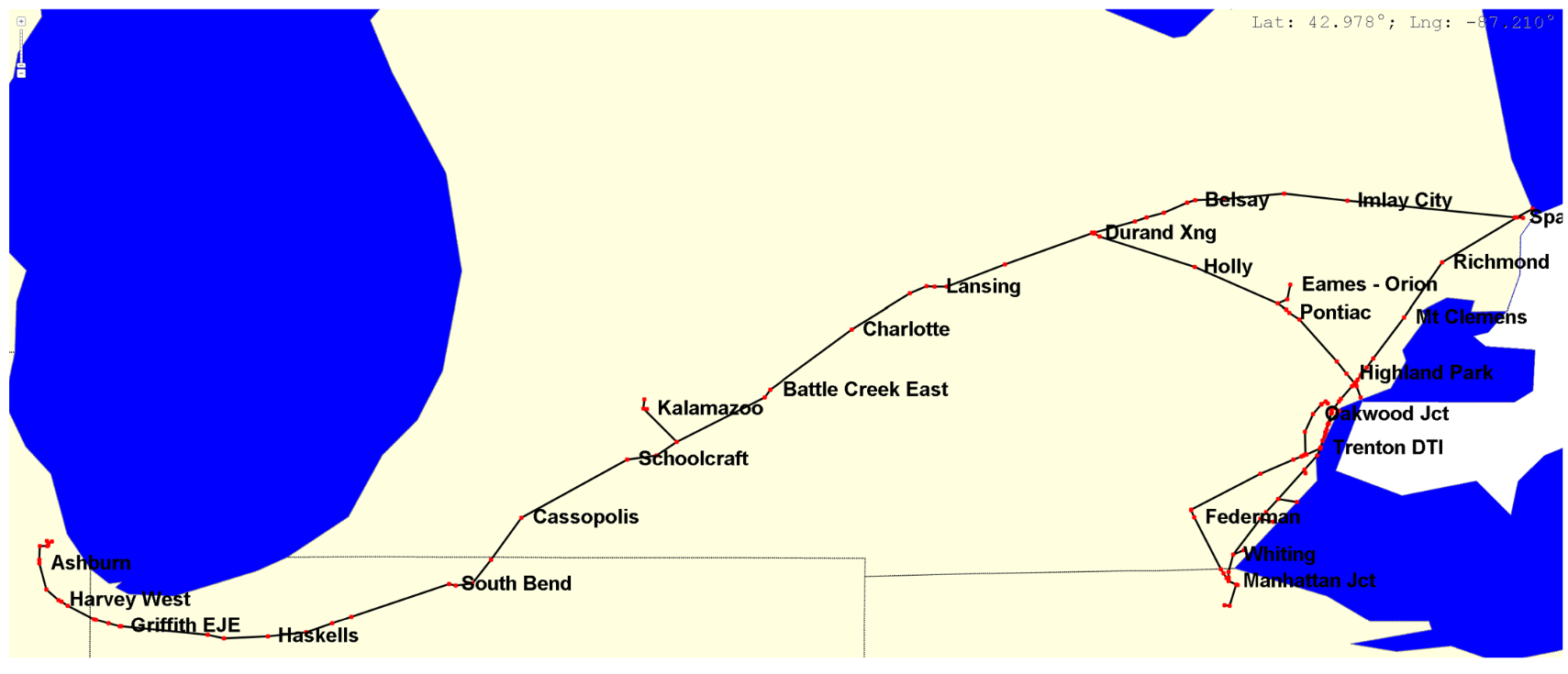 Railroad Network Modeling